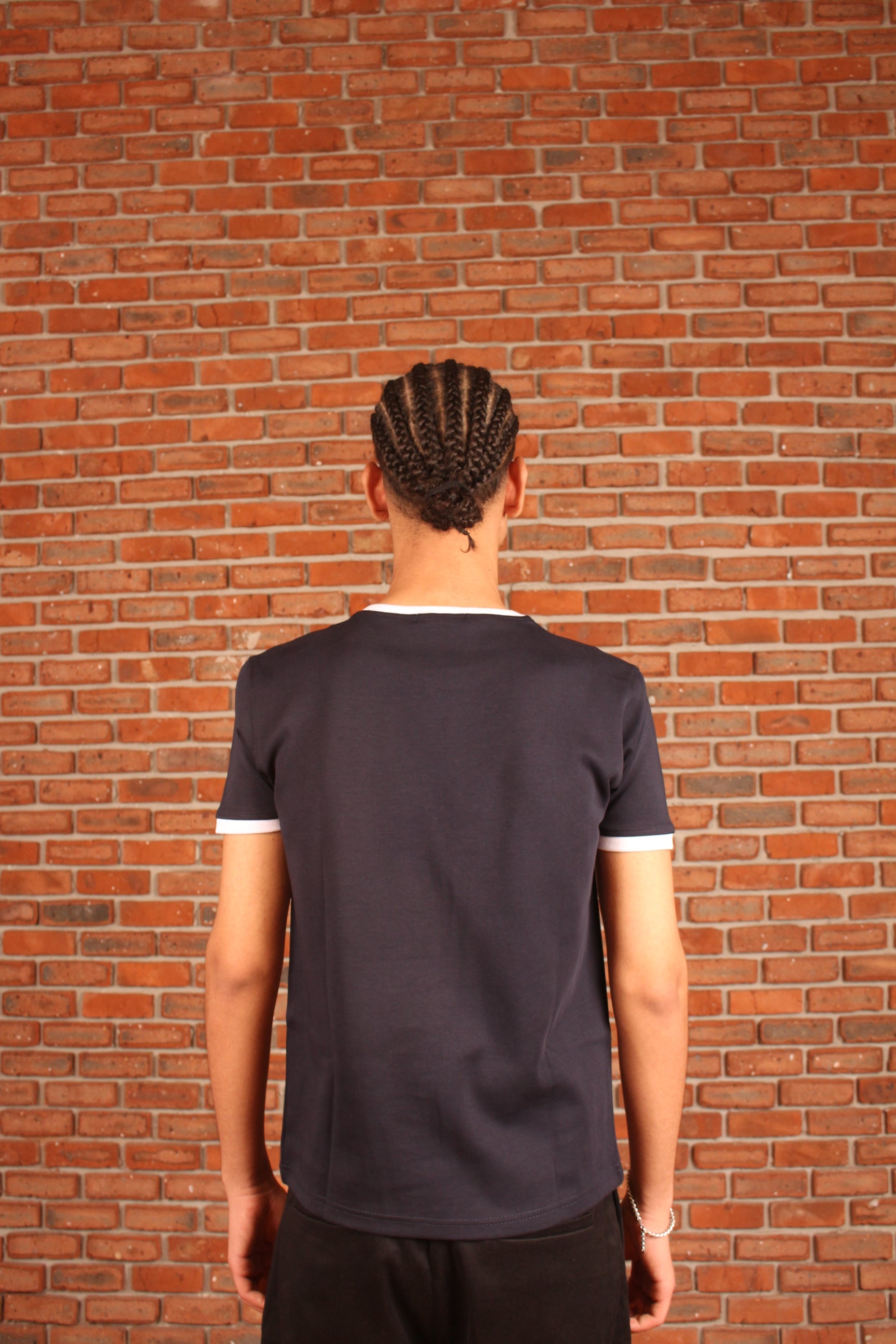 Navy Ringer Shirt