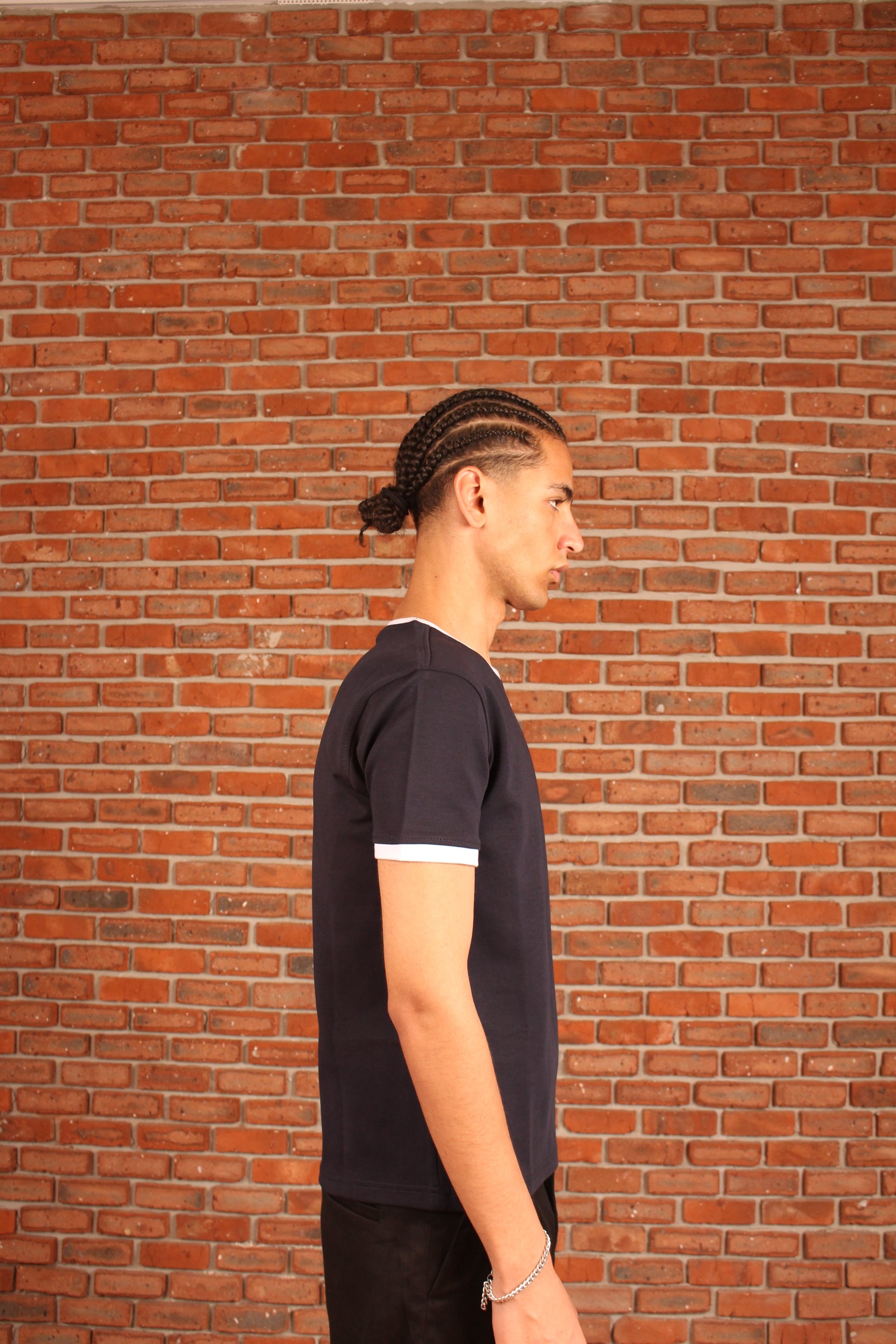 Navy Ringer Shirt